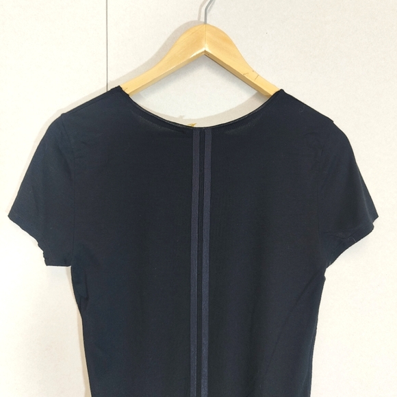 Alice and Olivia Black Base Layer T-Shirt Dress Size M Medium UK 8 10 Minimalist - Picture 6 of 9